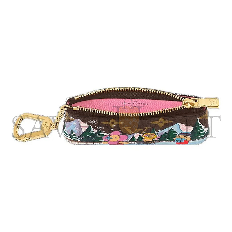 LOUIS VUITTON KEY POUCH COATED CANVAS M82620 (12*7cm)